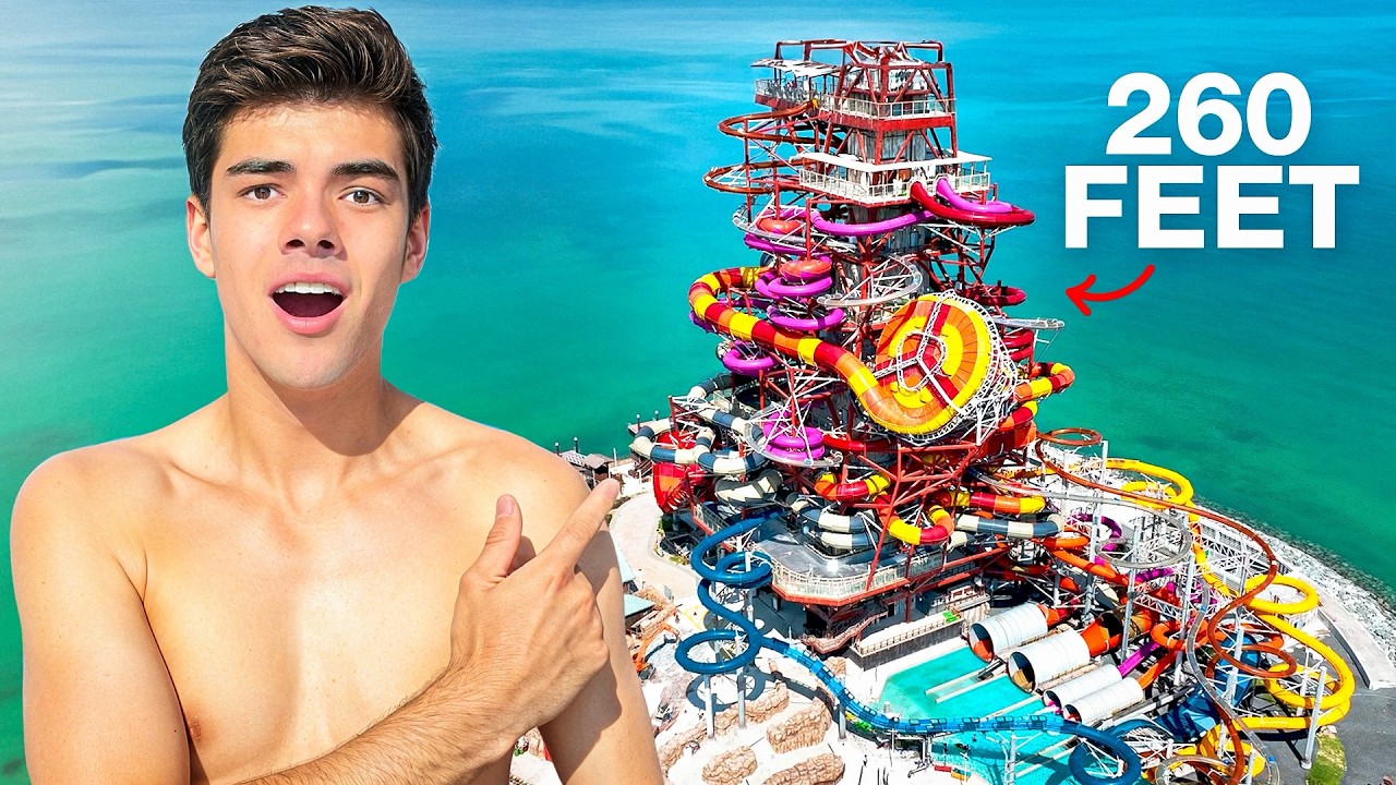 Riding the World's TALLEST Water Slide!