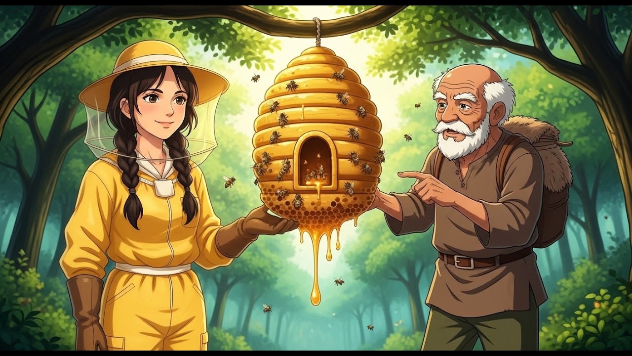 Harvesting Wild Honey in a Cozy Village | simple village life