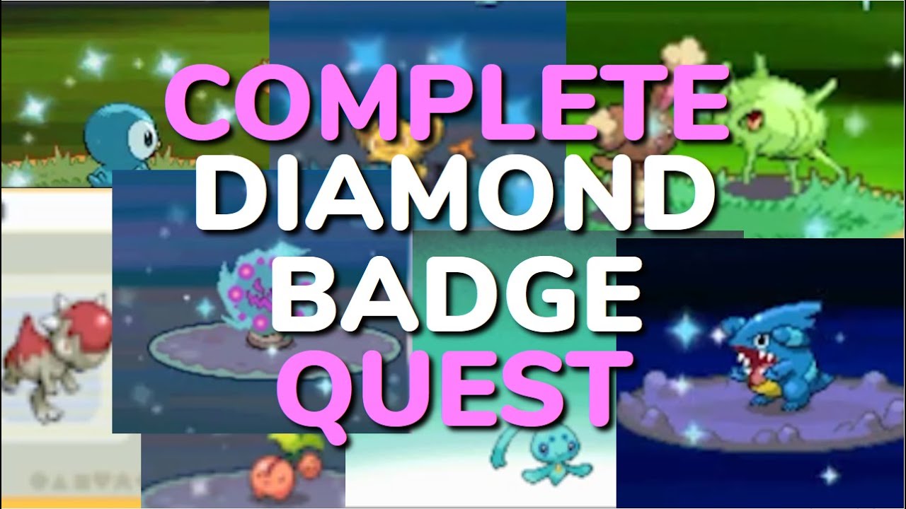 FULL SHINY BADGE QUEST! 8 SHINY POK&Eacute;MON REACTIONS - POK&Eacute;MON DIAMOND SBQ