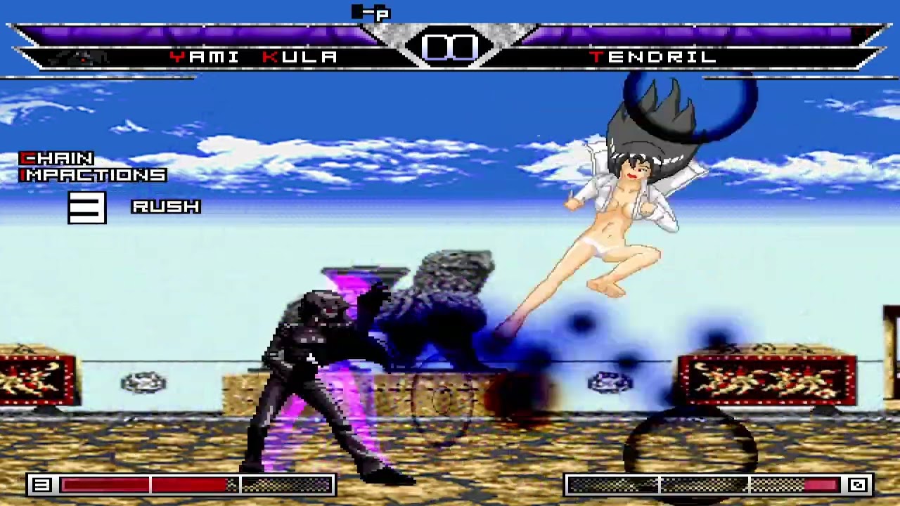 KOF MUGEN Yami Kula vs Tendril