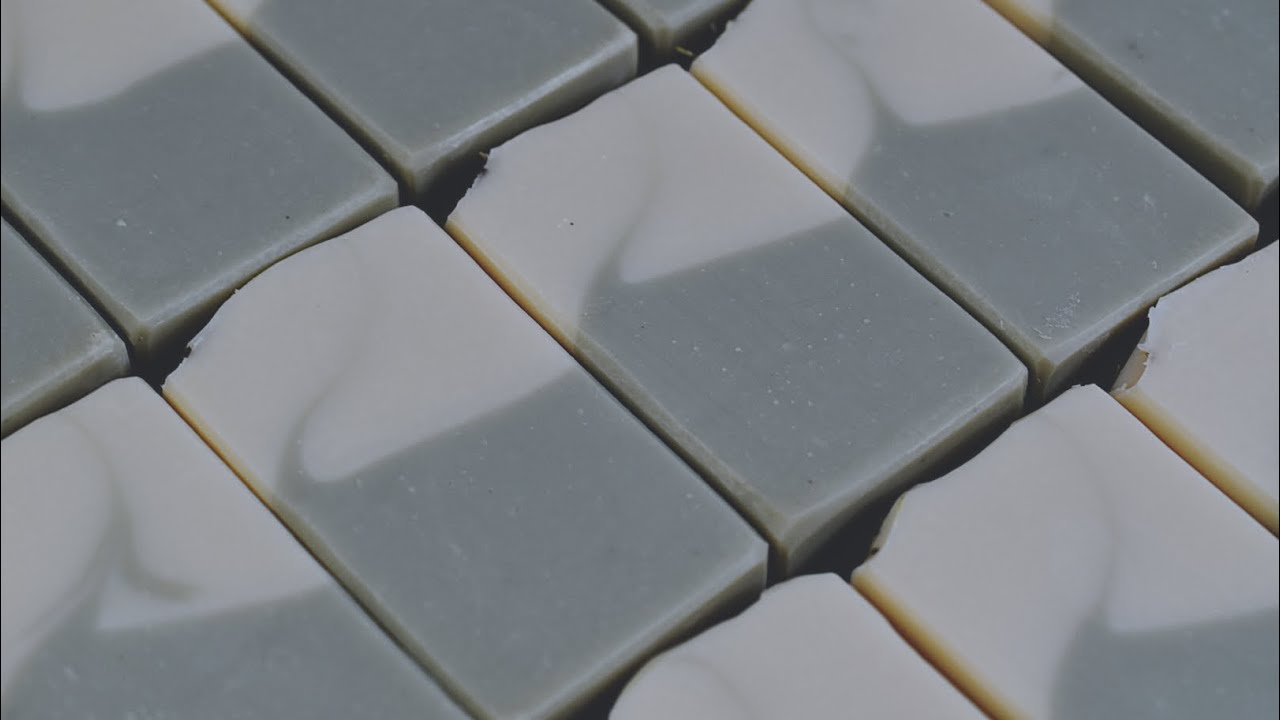 New Molds! Making Rosemary Mint Essential Oil Soap