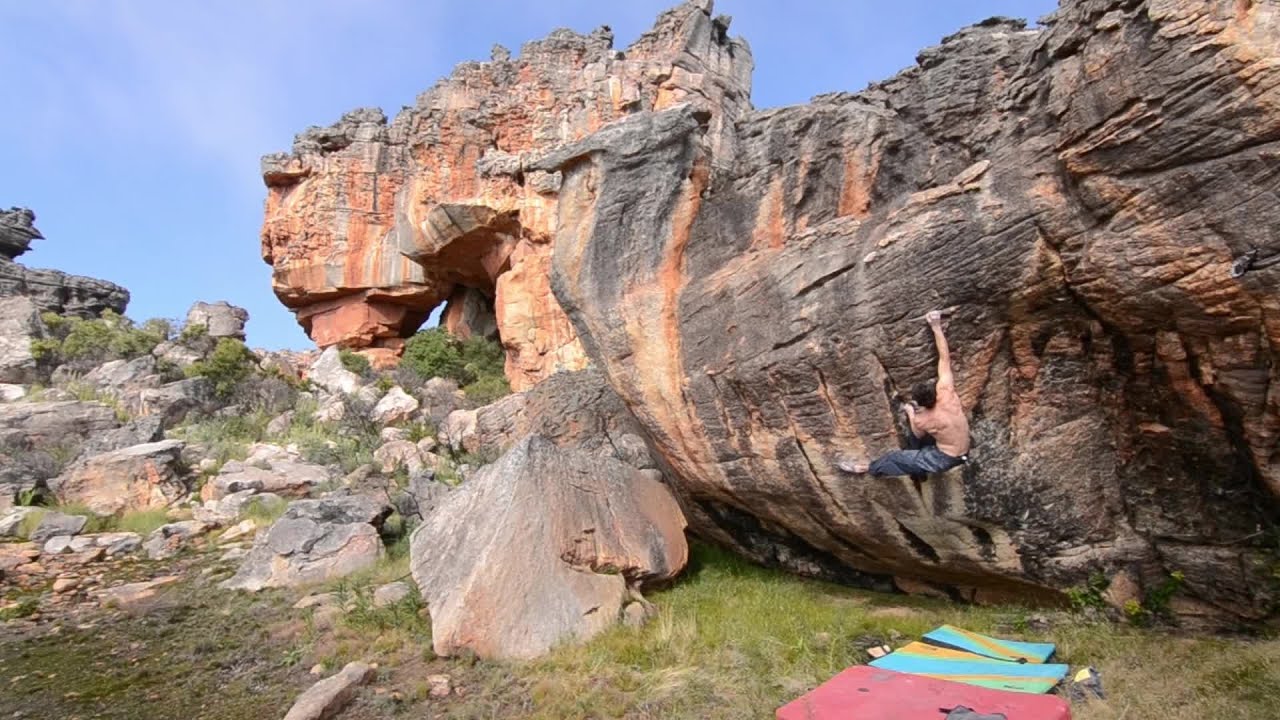 Rocklands bouldering: two 8Bs with David Mason