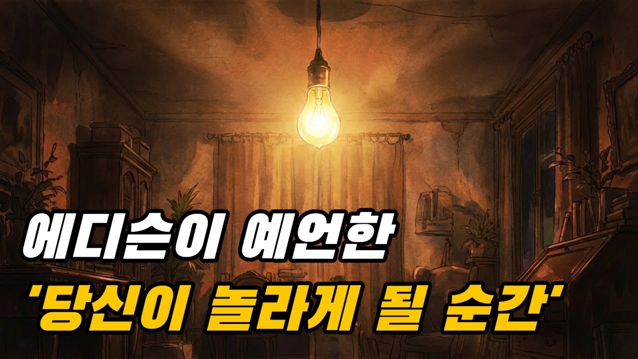 [오늘의 지혜] 천재는 만들어지는 것입니다: 에디슨이 말하는 당신의 숨겨진 임계점