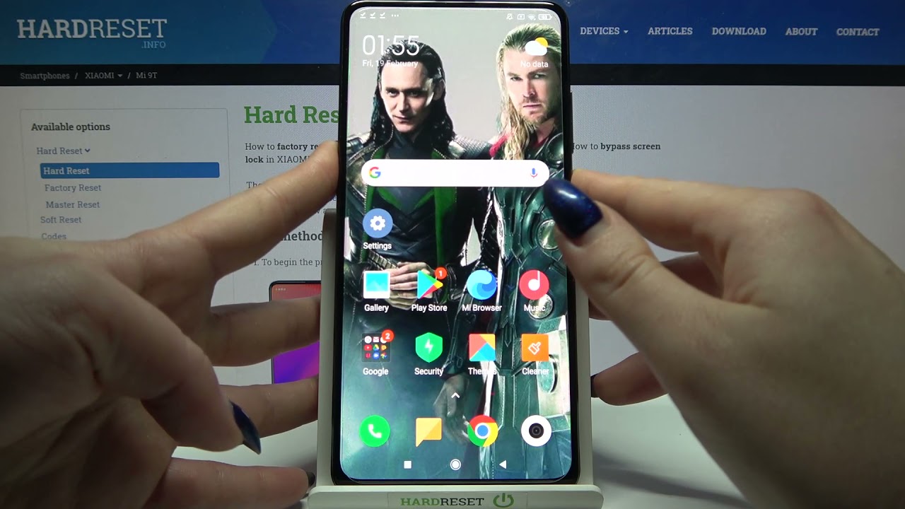 How to Add Face Data in Xiaomi Mi 9T - Set Up Face Unlock