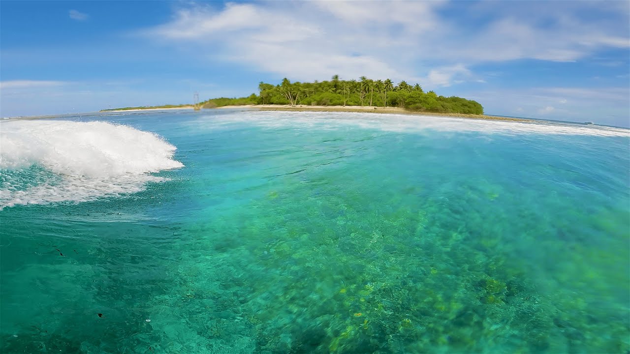 POV SURF -  INSANE CRYSTAL REEF WAVES (Maldives #1)