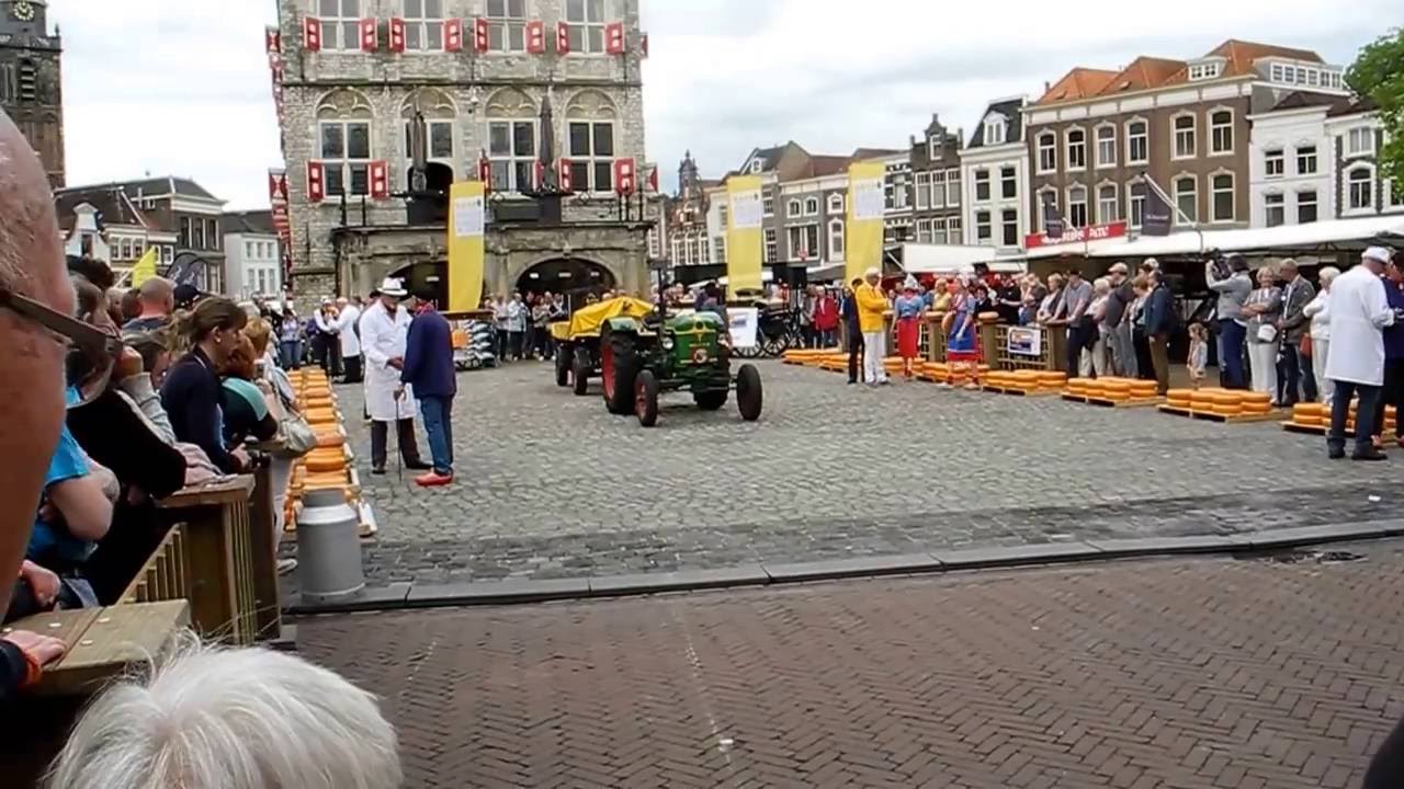Kaasmarkt in Gouda am 23.6.2016