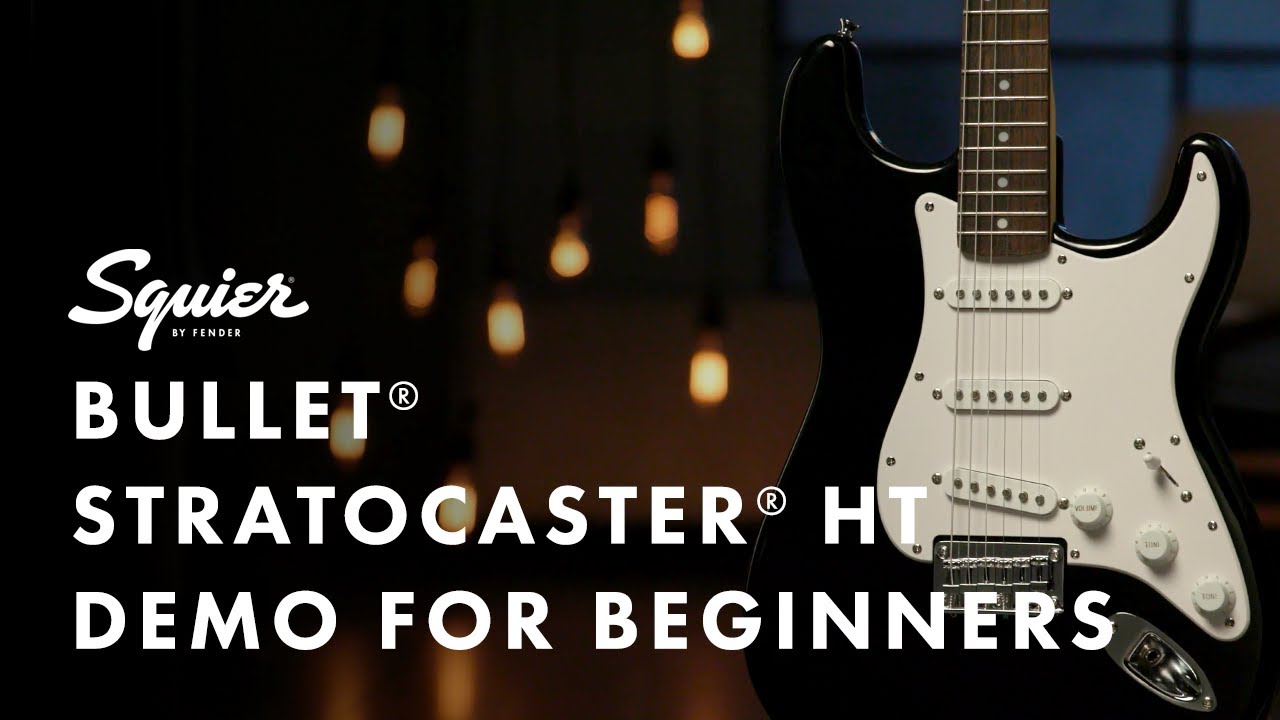 Электрогитара Squier Bullet HT Stratocaster | Демонстрации для начинающих | Fender