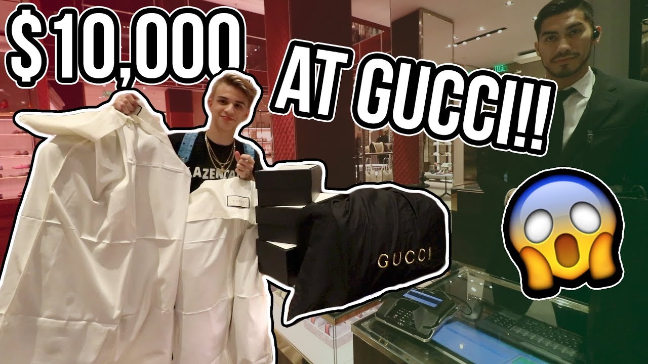 $10,000 GUCCI SHOPPING SPREE!! (I've NEVER spent THIS MUCH MONEY!)