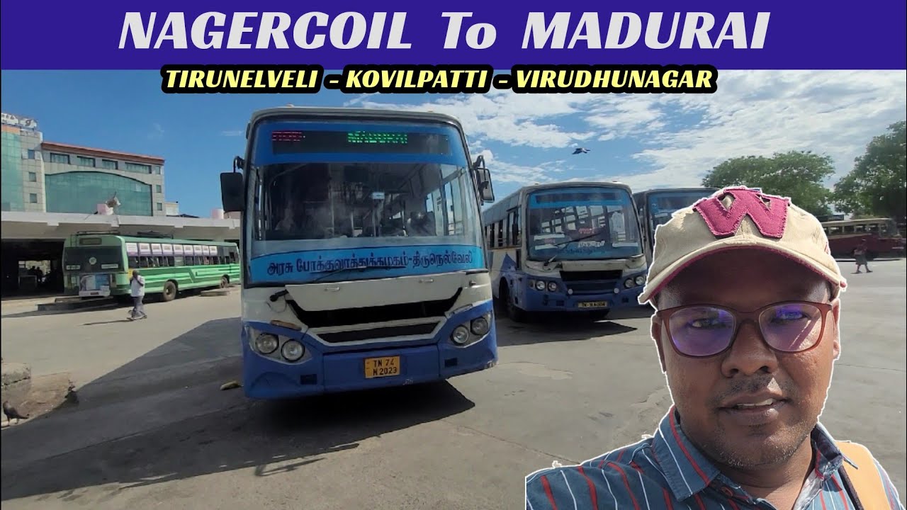 🚌 TNSTC BPR Travel Vlog | Nagercoil  To Madurai Bus Journey | Travel Advisor