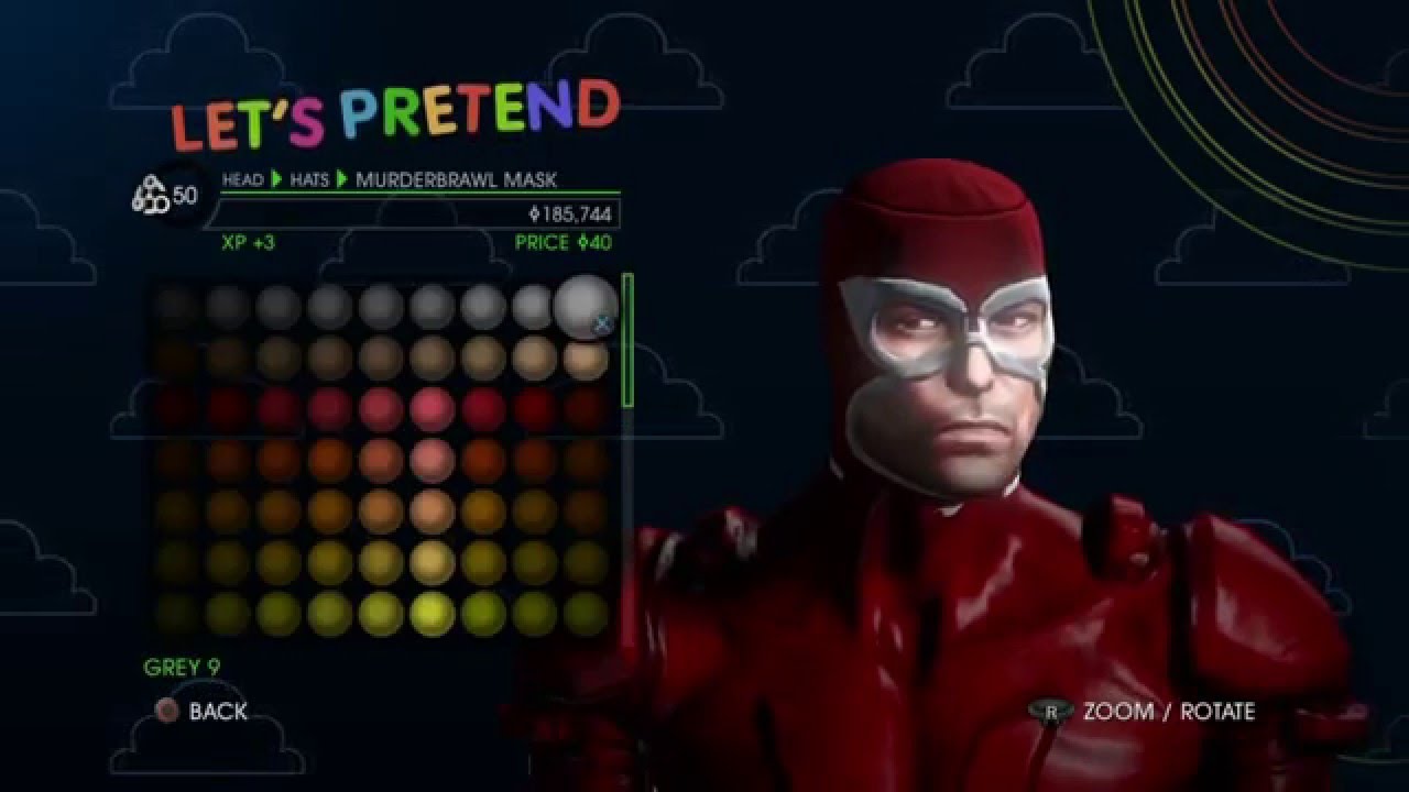 Saints Row IV The Flash/Professor Zoom Outfit tutorial