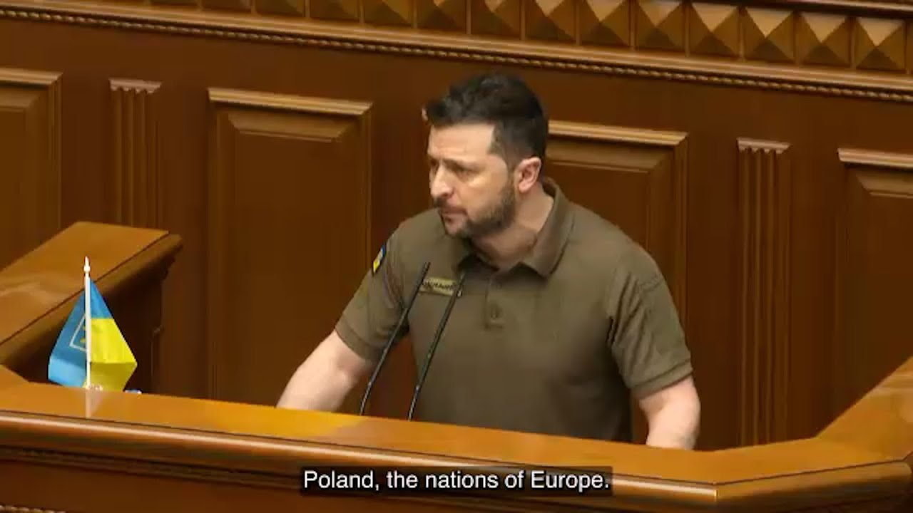 Volodymyr Zelensky and Andrzej Duda addressed the Parliament of Ukraine