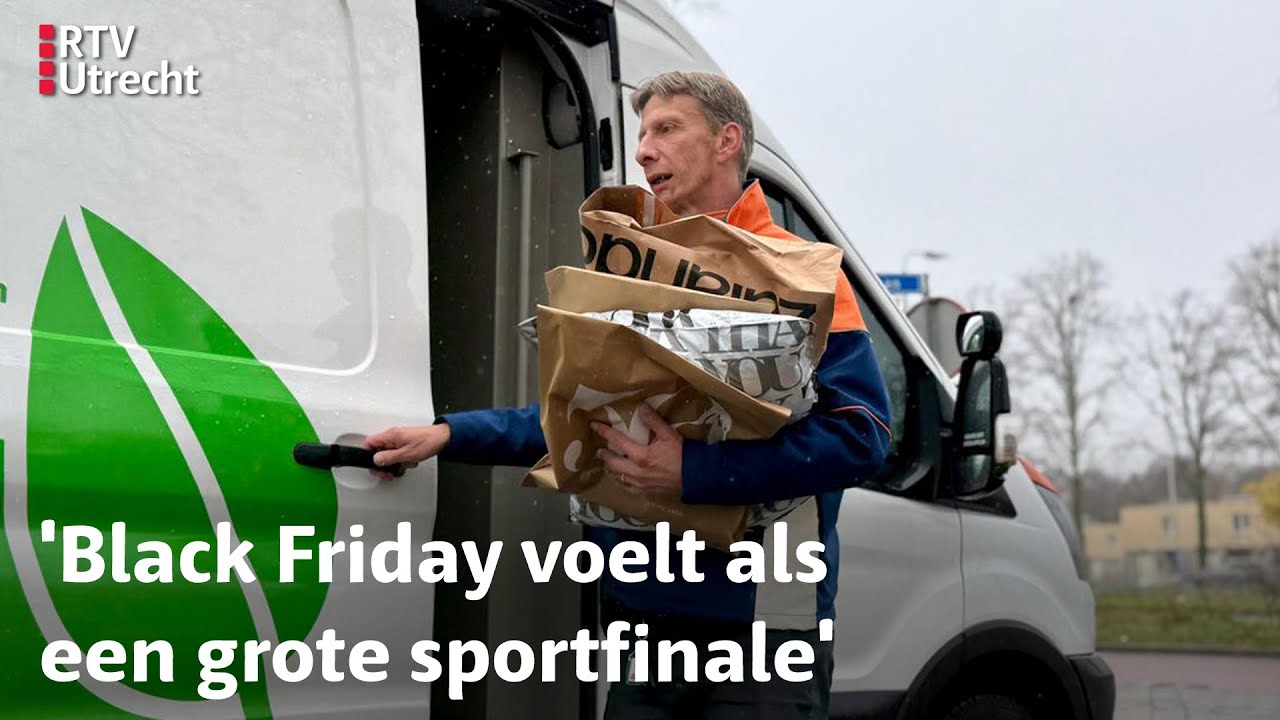 Black Friday zorgt voor topdrukte voor Utrechtse pakketbezorgers | RTV Utrecht