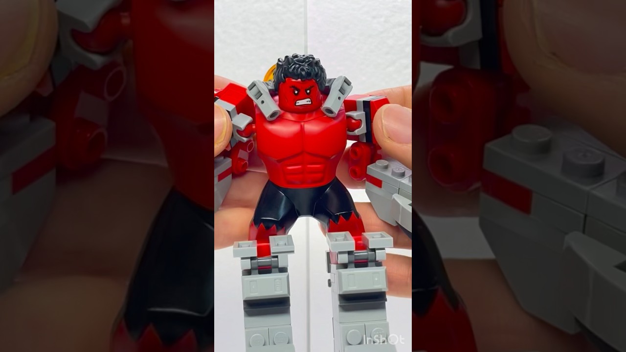 LEGO Mech Hulk Red Moc TUTORIAL #legomecha #lego #legomechs #legomech #legomarvel