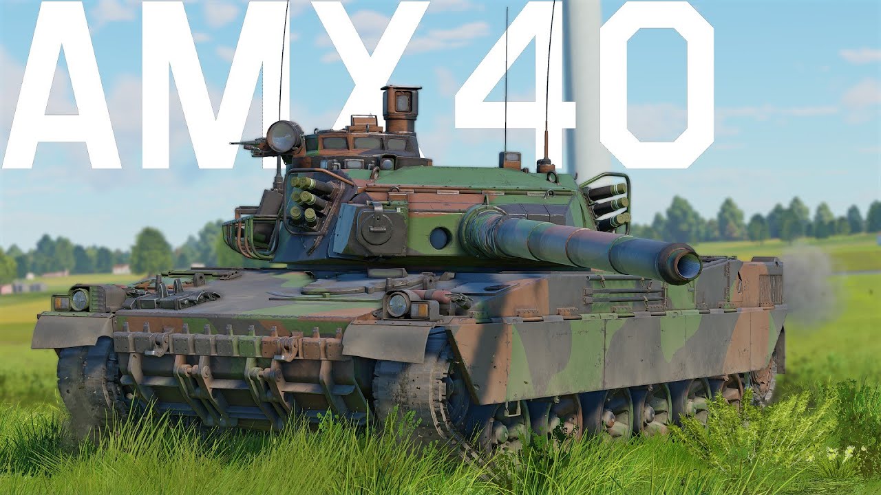 AMX Best French Street FighterㅣWar Thunder AMX-40ㅣUHQ 4K