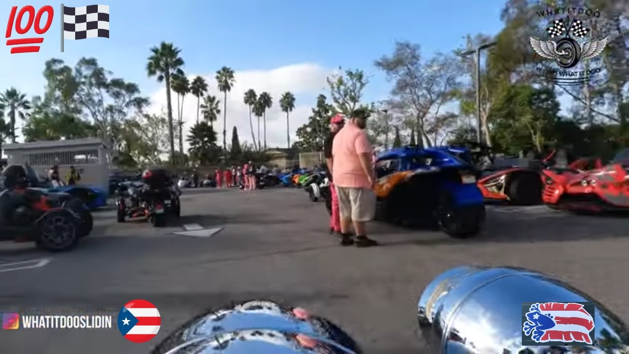 Ride Out Cancer Awareness Harleys 3 Wheels
