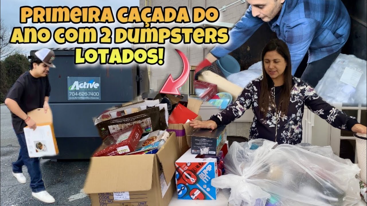 Primeira caçada do ano com 2 dumpsters lotados!