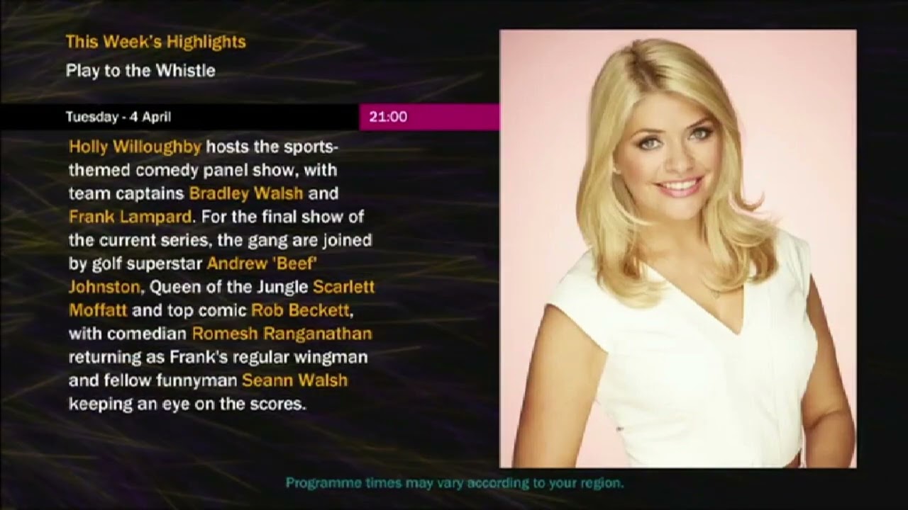 ITV - Continuity and ITV Nightscreen - (April 3, 2017)