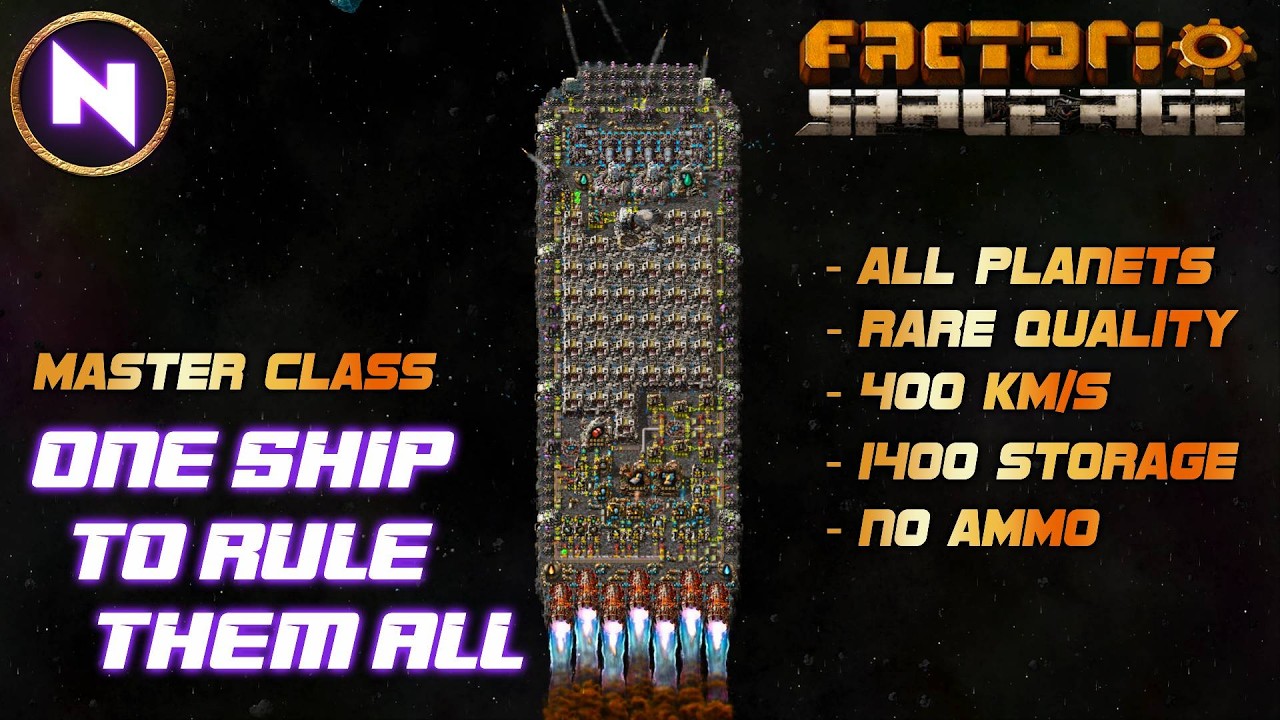 Spaceship Design For All Purposes for All Planets | Factorio Space Age MASTER CLASS