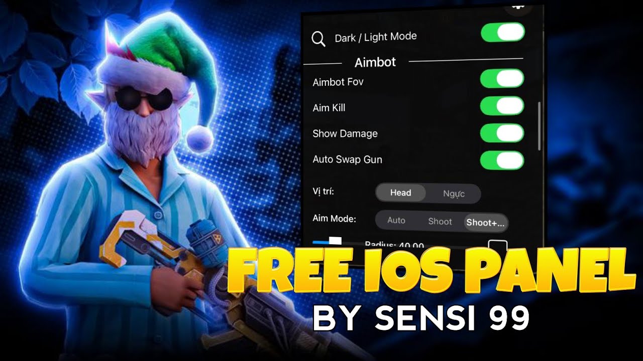 FREE PANEL V2 IOS FREE FIRE 📲 SAFE ANTI BAN ANTI BLACKLIST🌸🔥(NO KEY)