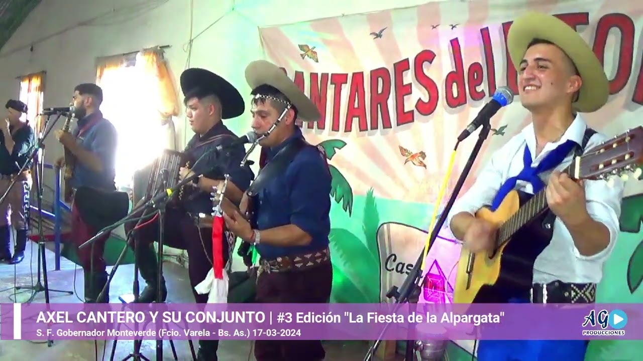 AXEL CANTERO y SU CONJUNTO EN VIVO 2024 | FESTIVAL DE LA ALPARGATA (Fcio. Varela - Bs As) 17-03-2024