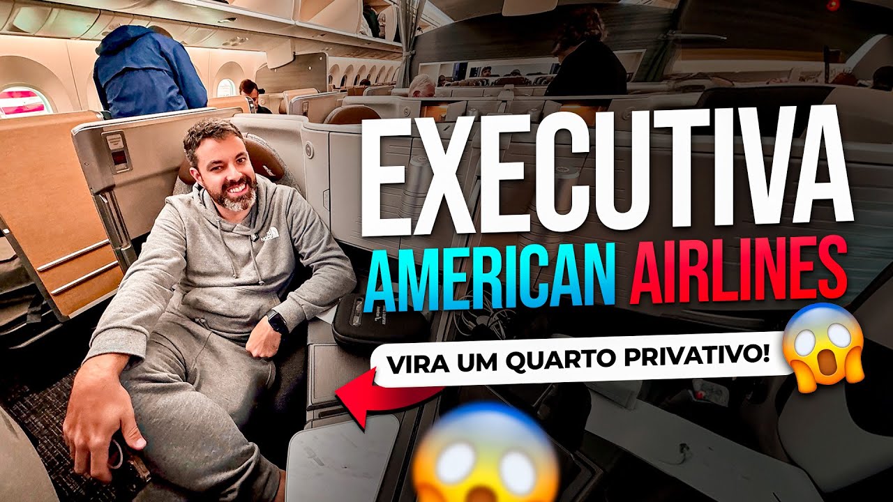 Essa suíte surpreendeu! Executiva AA dos EUA ao Brasil