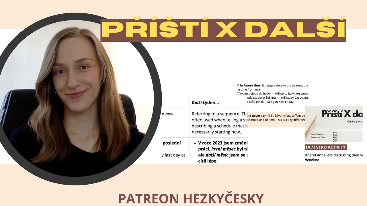 Unlock the Confusion: Příští vs. Další | A2 Czech Grammar