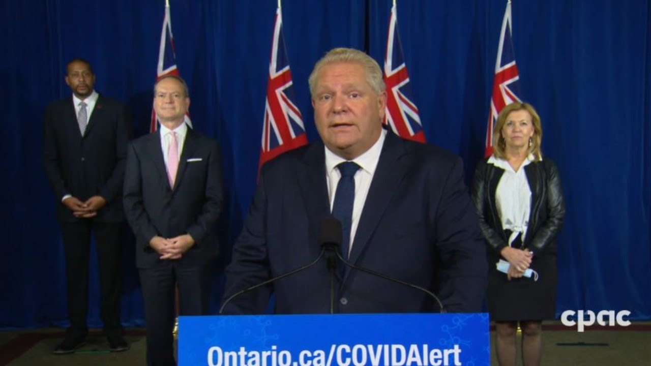 Ontario Premier Doug Ford provides COVID-19 update – October 15, 2020