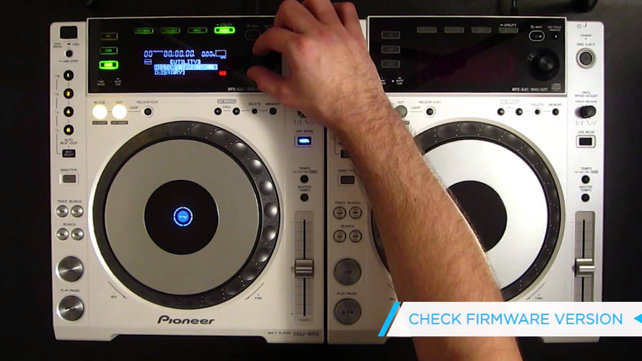 Pioneer CDJ-850 Firmware Update [Soundwave Tutorial]