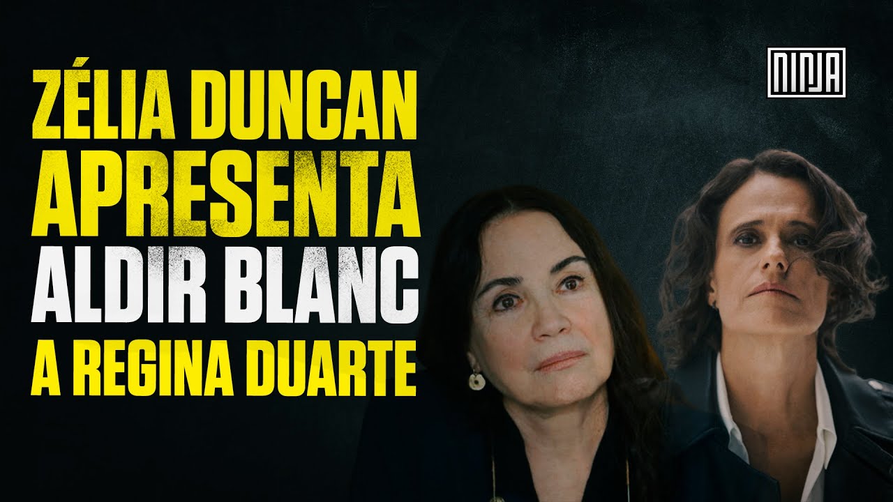Zélia Duncan, emocionada, dá aula sobre Aldir Blanc para Regina Duarte