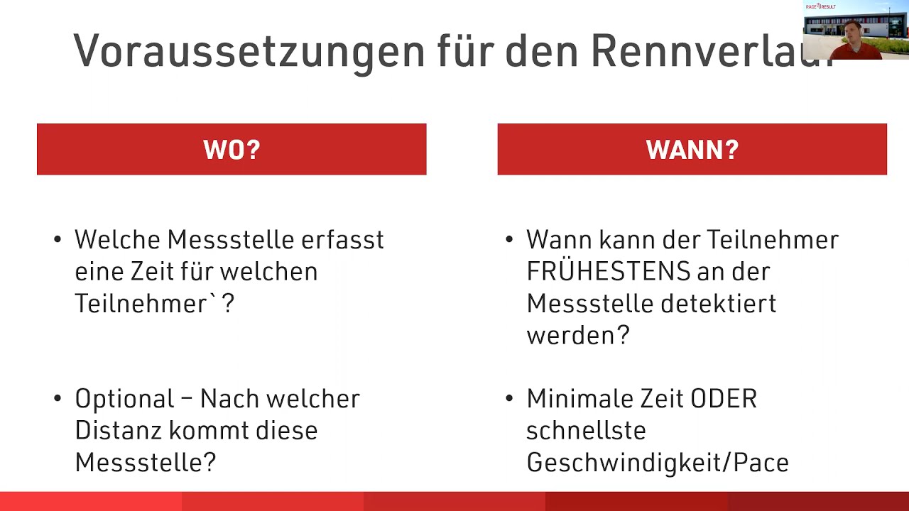 Online Training 2021 #3 (Deutsch) - Der Rennverlauf