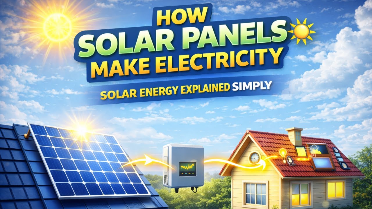 How Solar Panels Make Electricity ☀️ | Solar Energy Explained Simply