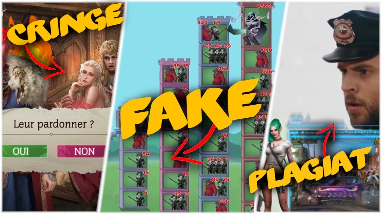 Pourquoi les pubs de jeux mobiles sont nulles et mensongères ?