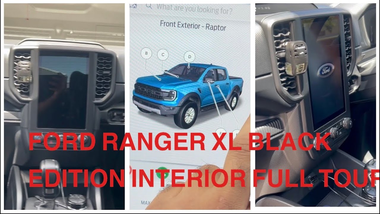 Ford Ranger XL Black Edition Interior Full Tour