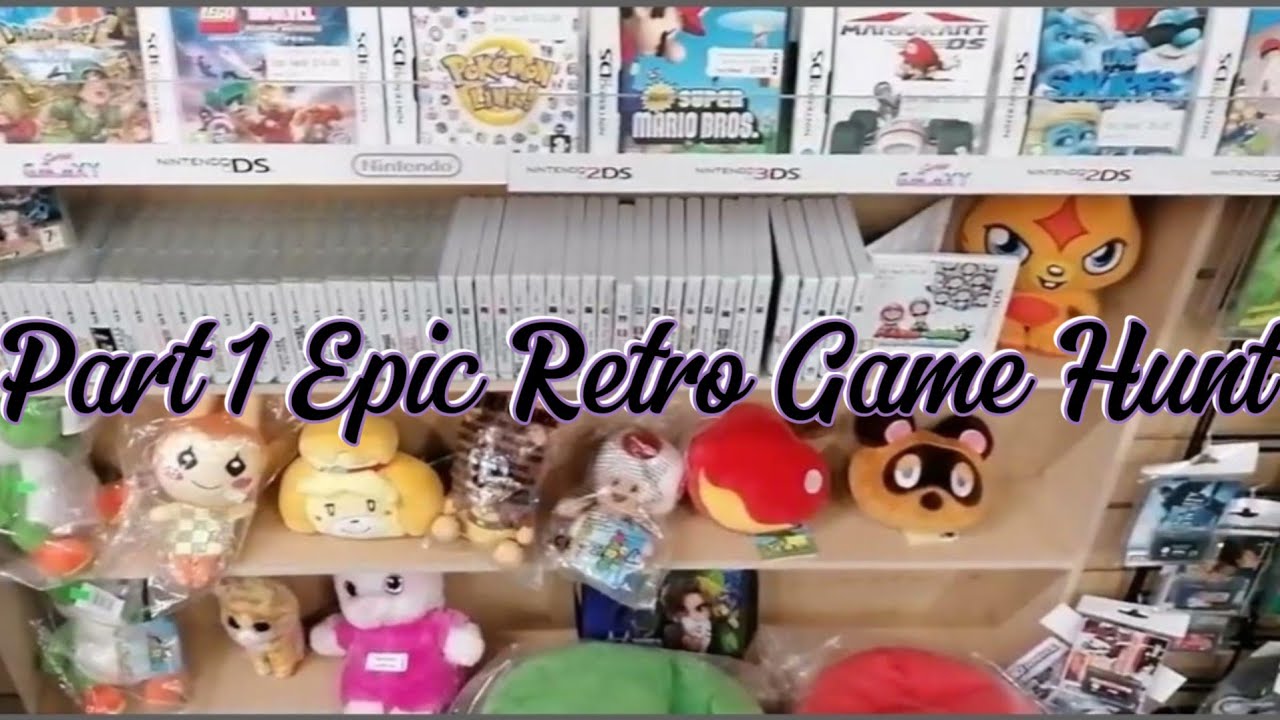 Part 1 Epic Video Game Hunting! Charity Shops, CeX, Games Galaxy