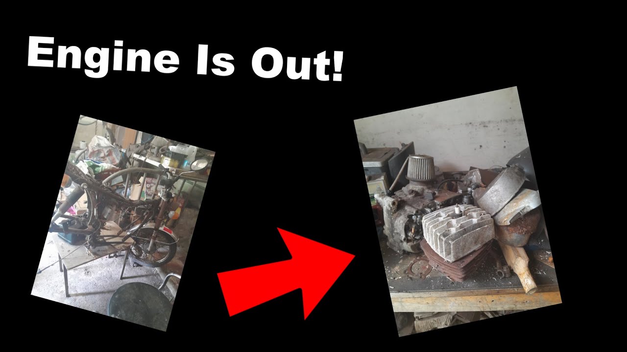 The Engine Is Out! | Kawasaki KC100