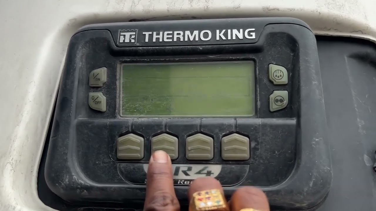 Utility Reefer Trailer how to setup the Temperature# Thermo King S-600# Please Subscribe