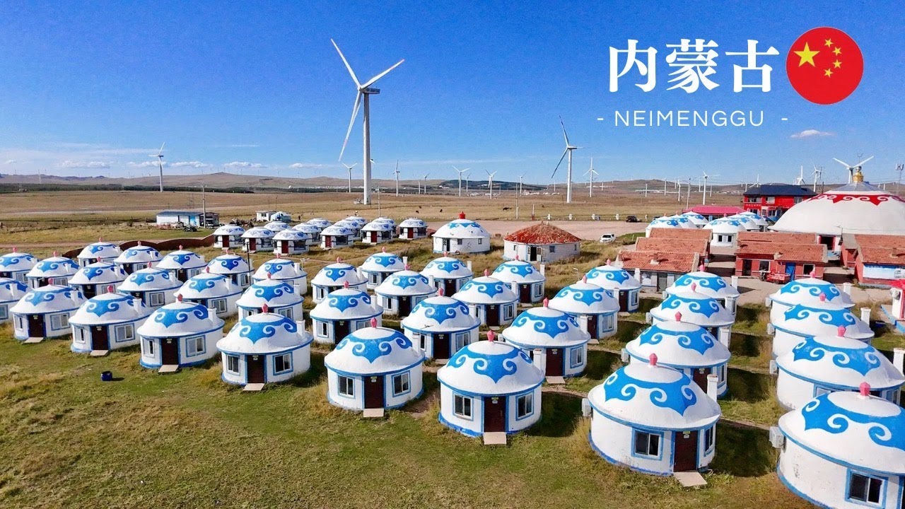 【内モンゴルvlog🇨🇳】360度大草原！遊牧民の暮らしを体験🏕 ゲル紹介｜ウランチャブ｜シリンホト