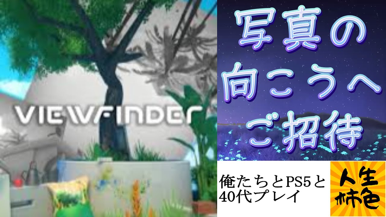 【VIEW FINDER】じんせいかきいろPS5プレイ実況、認識がバグるパズルゲームに感動する