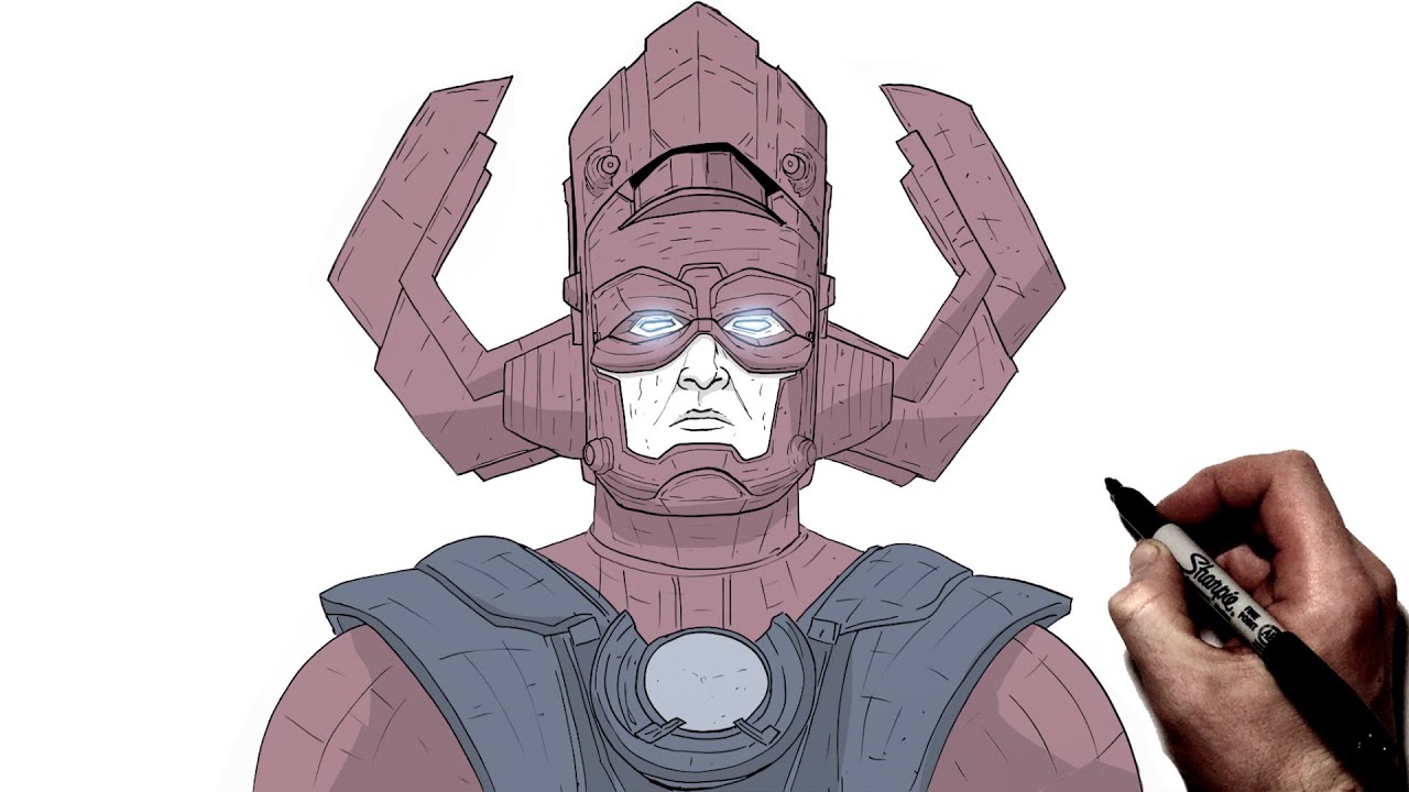 How To Draw Galactus | Step BY Step | Marvel