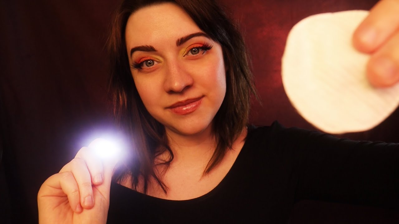 ASMR / Pampering Your Face Because Why Not :) (face brushing, cleaning, etc)