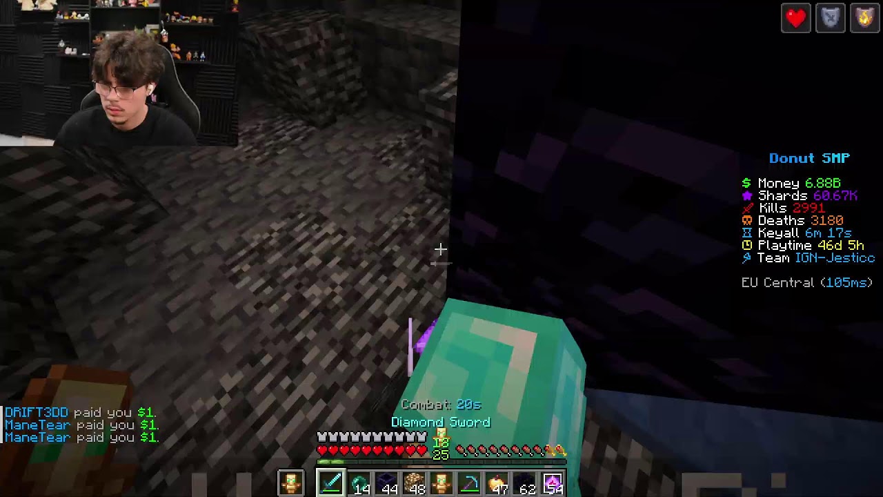Donut SMP | 1 Death = End Stream