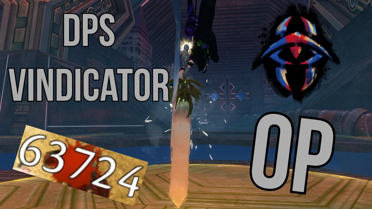 БЕЗУМНЫЕ цифры урона с Power Vindicator в GW2 PvE!