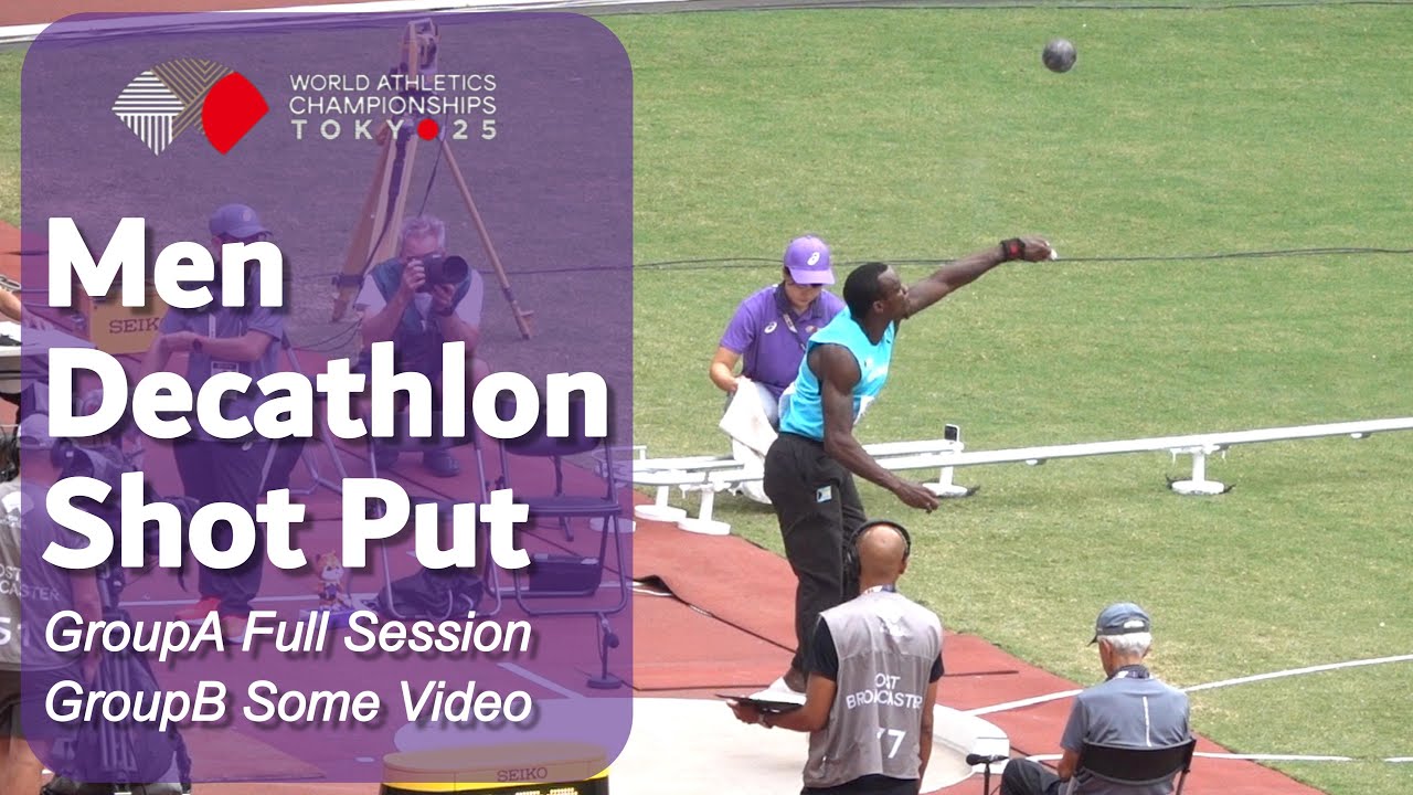 Men's Decathlon Shot Put World Athletics Championships Tokyo 2025