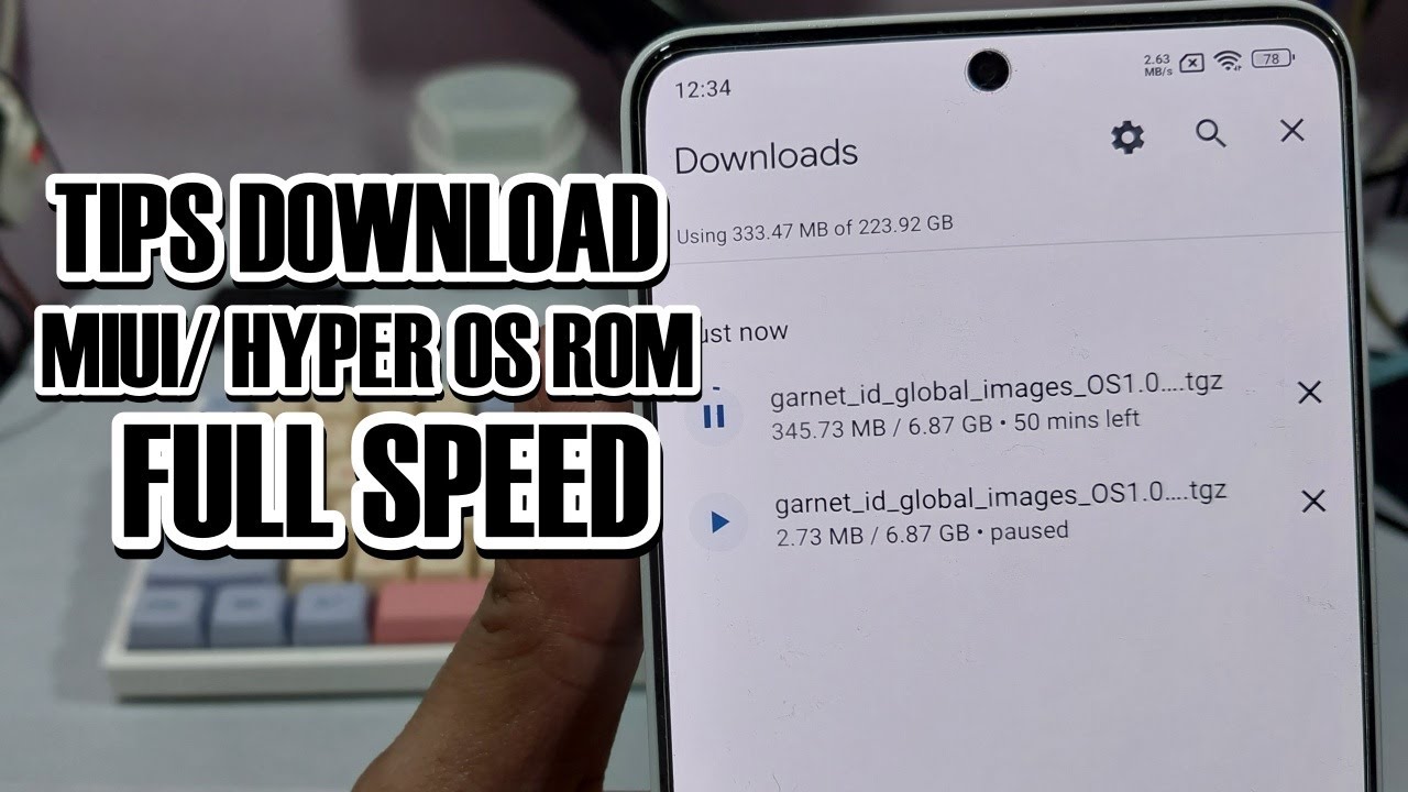 Terbaru Solusi Download File ROM MIUI/ HyperOS Lemot Padahal Internet Kenceng