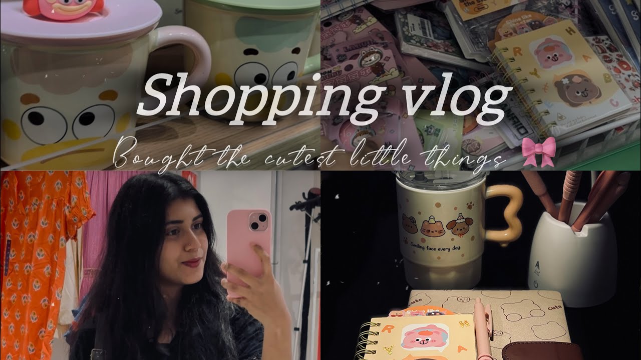Shopping vlog| Cute finds I couldn’t leave behind 🛍️✨#viral #cutefinds #mumuso #explore 
