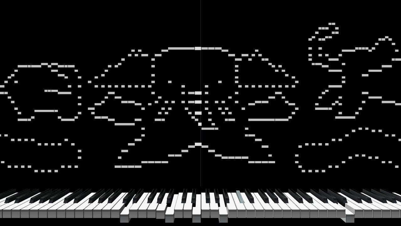 Piano Elephant Music (midi art )
