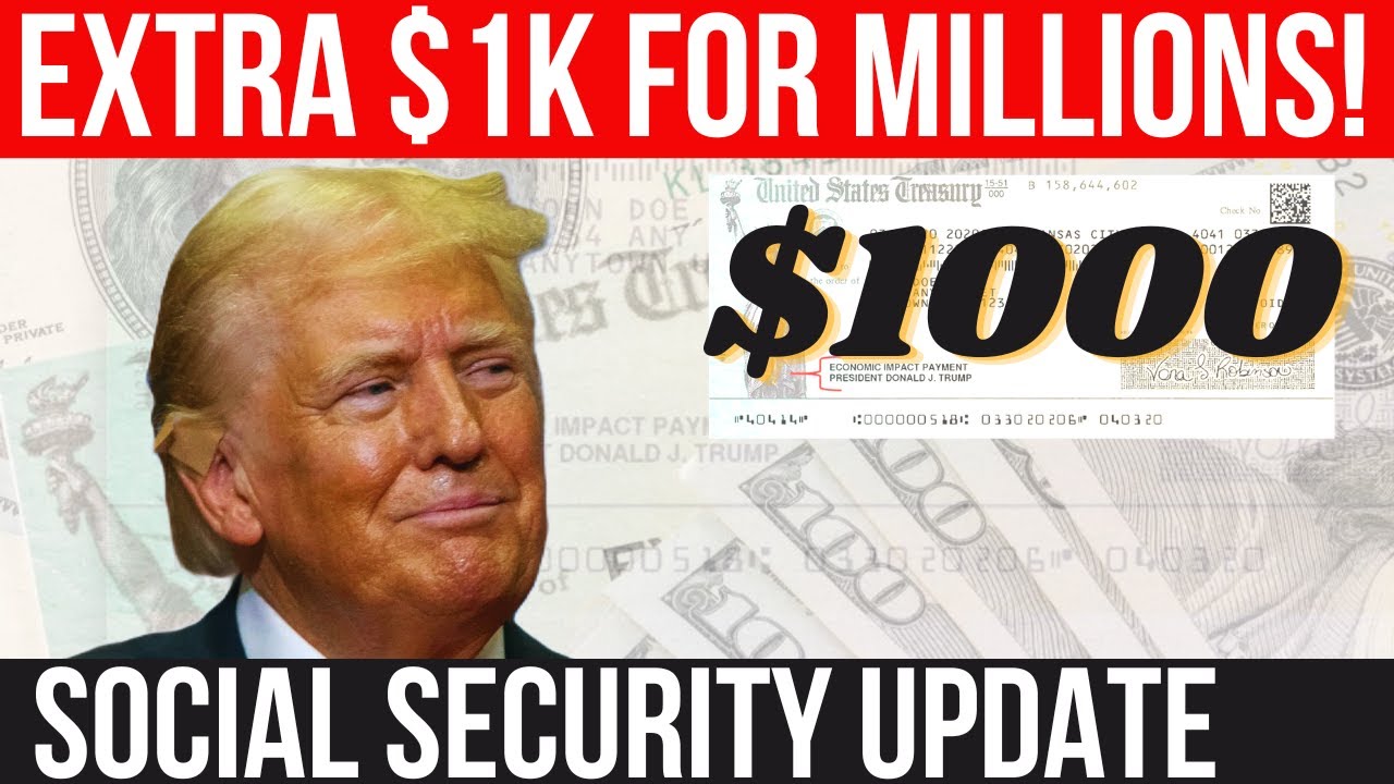 СРОЧНО! НОВЫЕ 1000 ДОЛЛАРОВ ЗА МИЛЛИОНЫ ПО НОВОМУ ПЛАНУ ТРАМПА! Выплаты SSA, SSI, SSDI | Социальн...