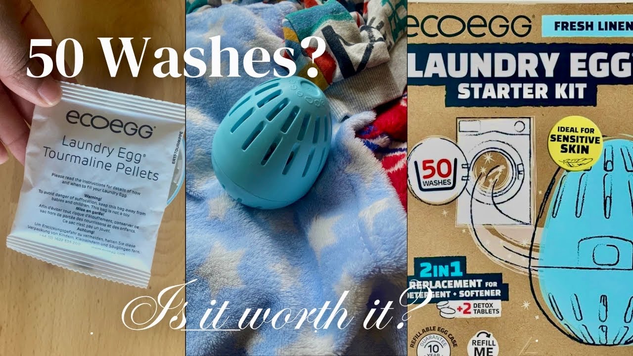 IS THE ECO EGG LAUNDRY EGG BETTER THAN DETERGENT? |GREAT FOR SENSITIVE SKIN| ECO EGG LAUNDY REVIEW