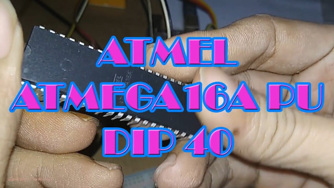 Build DIY ATmega16 Arduino MinSys MightyCore 8mhz Internal Oscillator Burn Bootloader & Blink Sketch