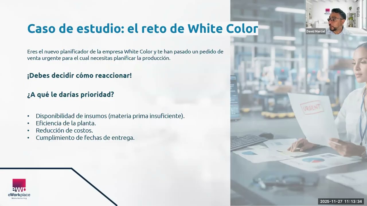Lunch & Learn | ¡Crea tu plan de producción!